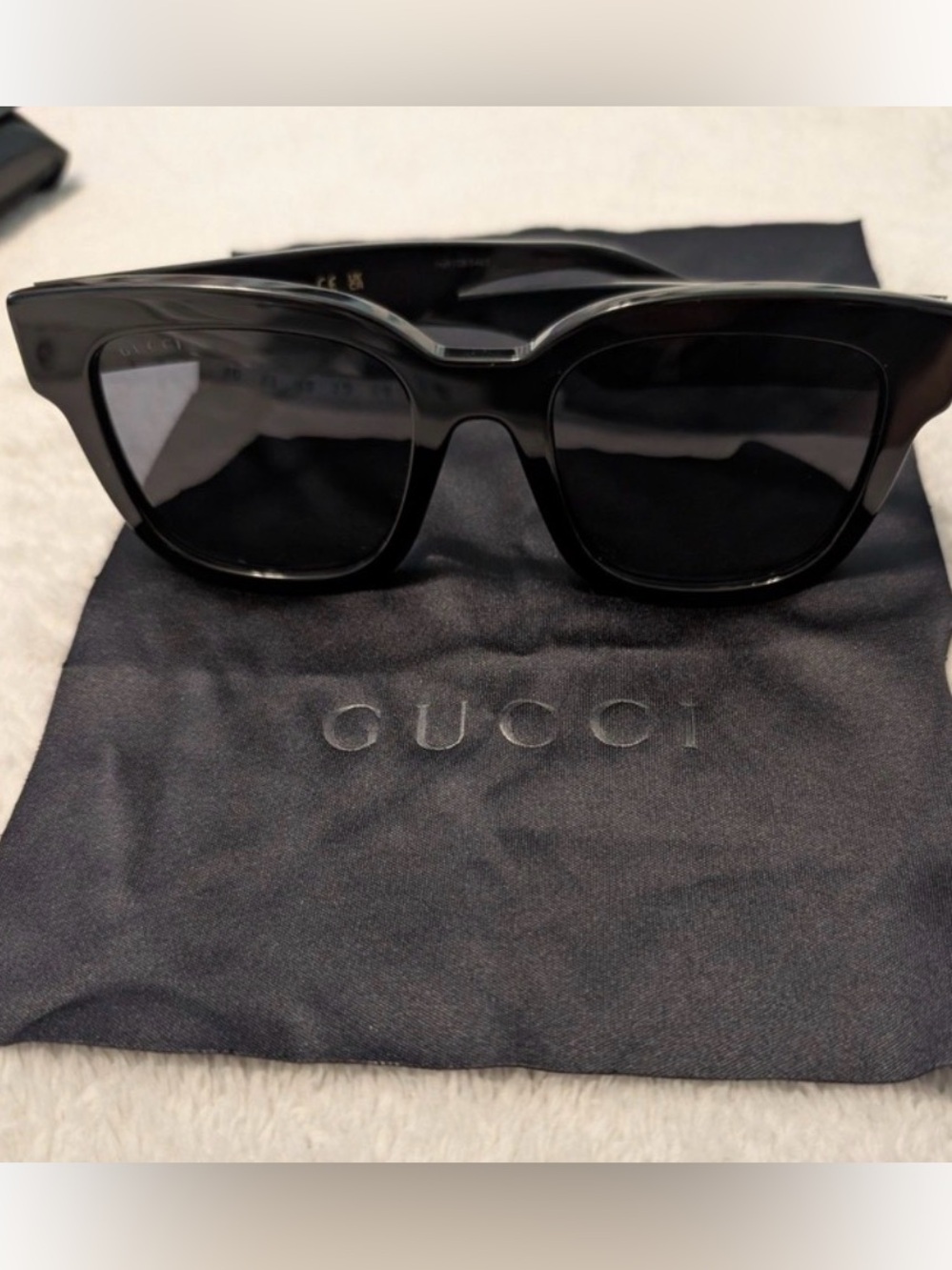 Gucci GG0998S Sunglasses Black Grey Lens – New – Retail $430
